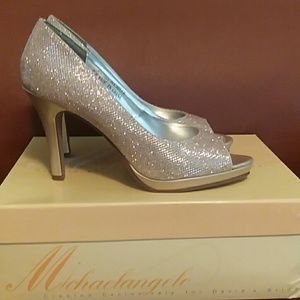 Wedding Heels by Michelangelo David's Bridal 7.5